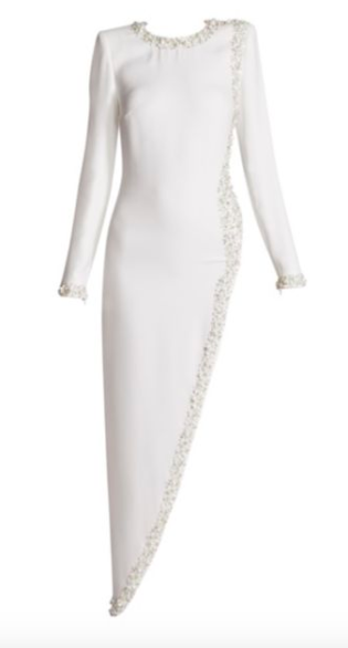 Embellished Silk Gown