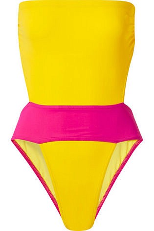 Helene Cutout Color Block Swimsuit