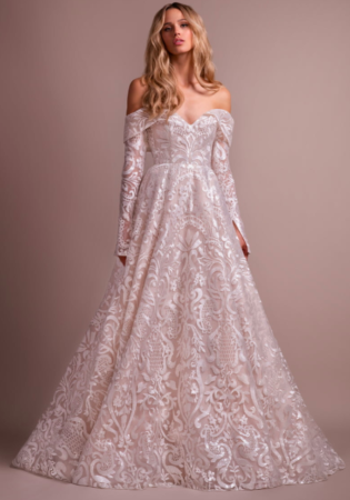 Marsden Lace Off The Shoulder Wedding Dress