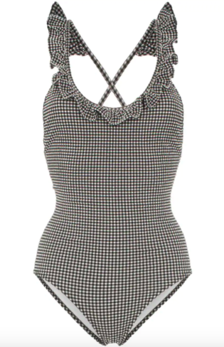 Miu Miutie Back Scoop Neck Swimsuit