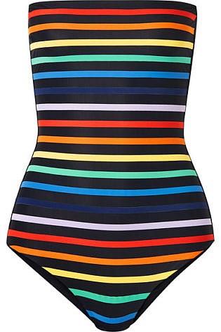 Paraty Striped Bandeau Swimsuit