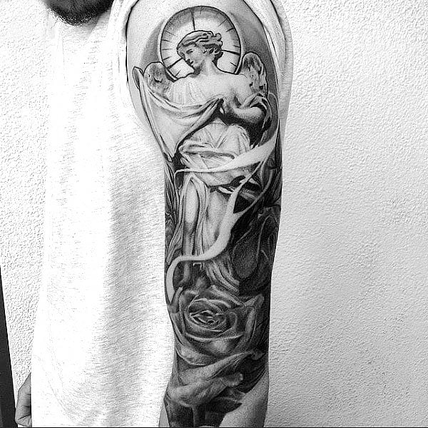 Religious Sleeve Tattoo Christian