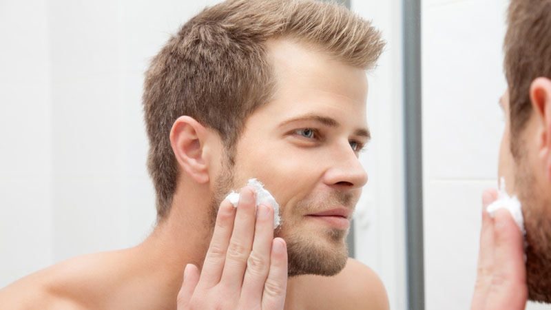 Morning Hygiene In The Bathroom