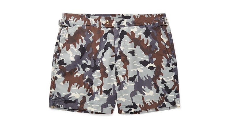 Tom Ford mid Length Camouflage Print Swim Shorts