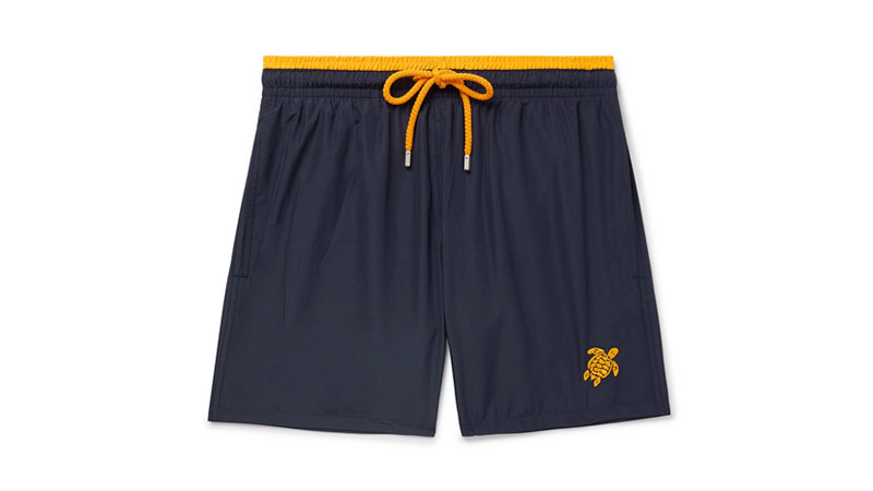 Vilebrequin mokami Mid Length Embroidered Swim Shorts