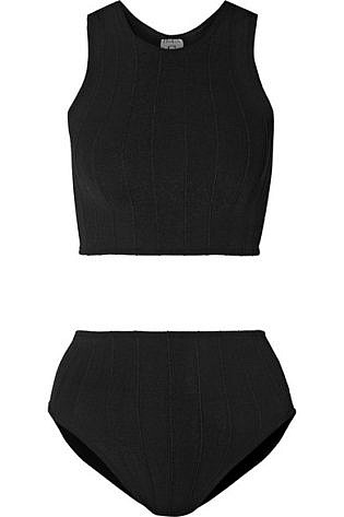 Iris Ribbed Seersucker Bikini