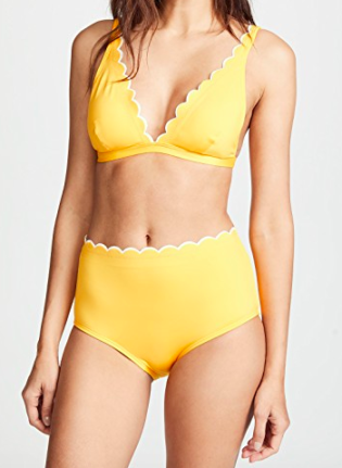 Kate Spade New York Fort Tilden High Waisted Bikini Bottoms