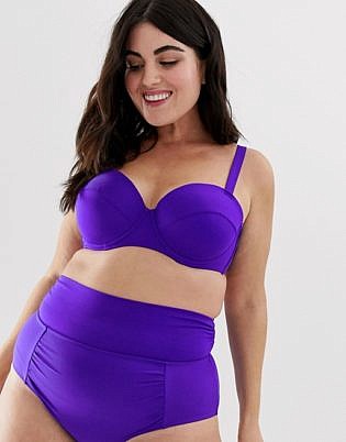 Lost Ink Plus Size Bikini Bottoms