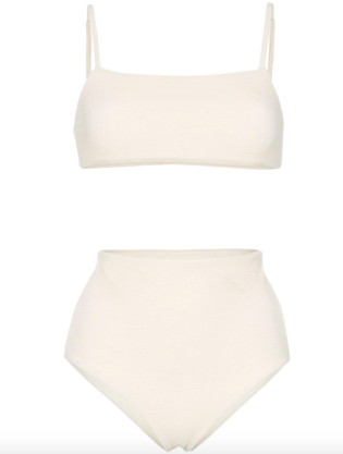 Mara Hoffmansia Lydia Bandeau High Waisted Bikini Set