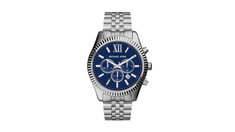 Michael Kors Silver Lexington Watch