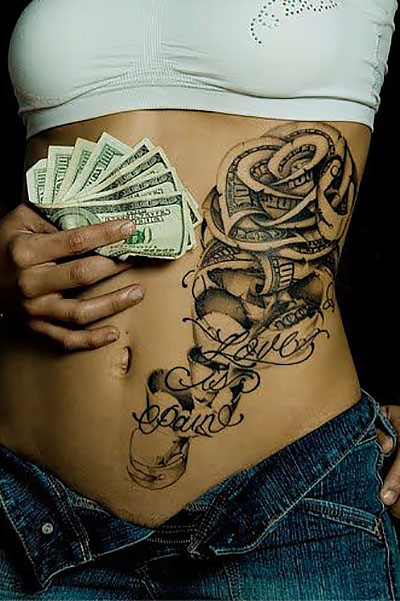 Money Rose Tattoo