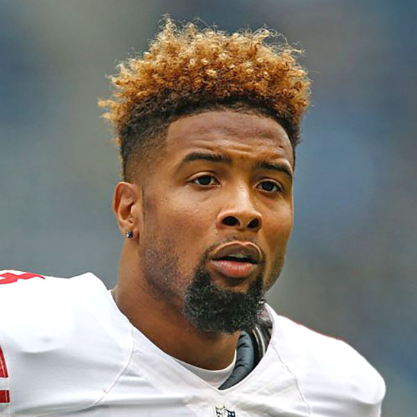 Odell Beckham Mohawk Burst Fade Haircut