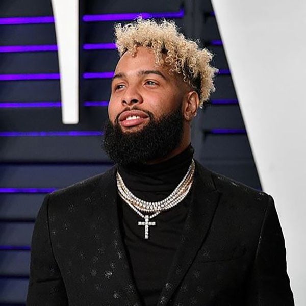 Odell Beckham Undercut With Blond Curls