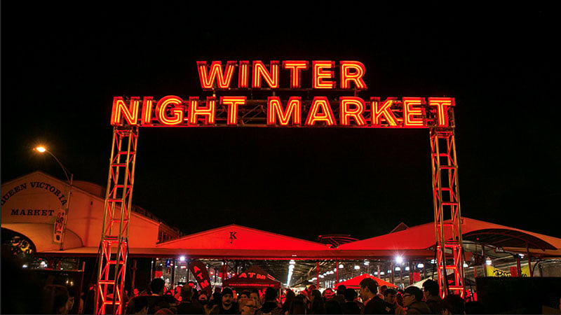 Queen Victoria Winter Night Market