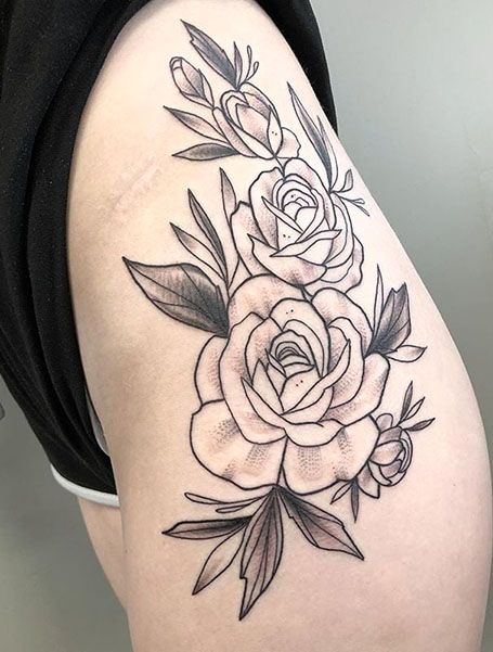 35 Beautiful Rose Tattoos for Women & Meaning - The Trend Spotter