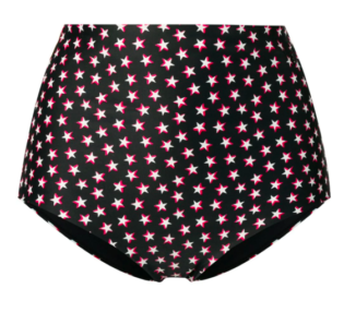 Saint Laurentstar Print High Waisted Bikini Bottoms