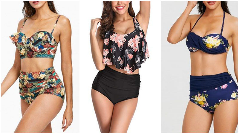 Tummy Control High Waist Swimsuits