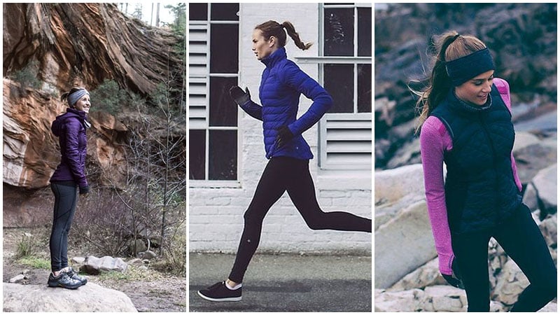 winter running top ladies