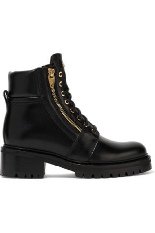 Army Leather Ankle Boots