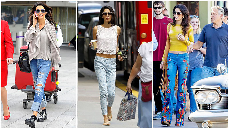 Amal Clooney Unique Jeans