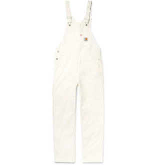 overall dress with white shirt