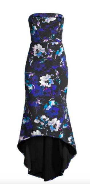 Dylan Floral High Low Midi Dress