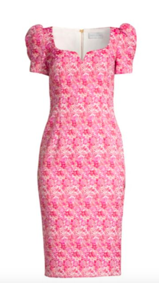 Estelle Brocade Sheath Dress