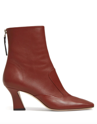 Ffreedom Square Toe Leather Ankle Boots