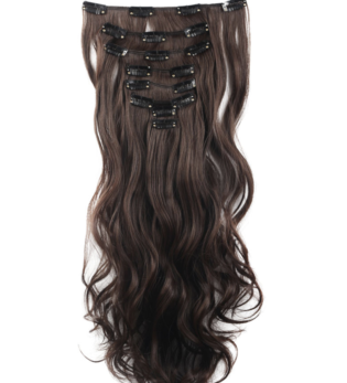 Florata 17 24 Curly Clip In Synthetic Hair Extensions