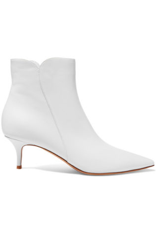 Gianvito Rossi Levy 55 Leather Ankle Boots