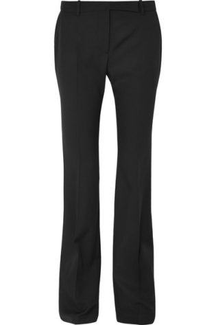 Grain De Poudre Wool Flared Pants