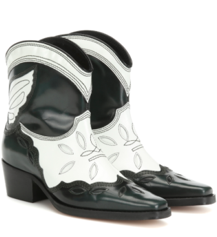 Low Texas Leather Cowboy Boots