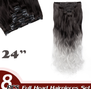 S Noilite Full Head Clip Synthetic In Hair Extensions