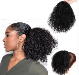 Synthetic Curly Ponytail Afro Kinky Hair