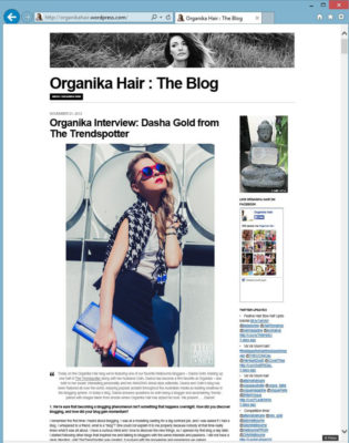 Organika Hair Dasha Gold