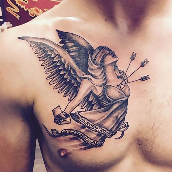 Top 69 one sided chest tattoos latest  thtantai2