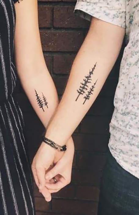 Country Couple Tattoos