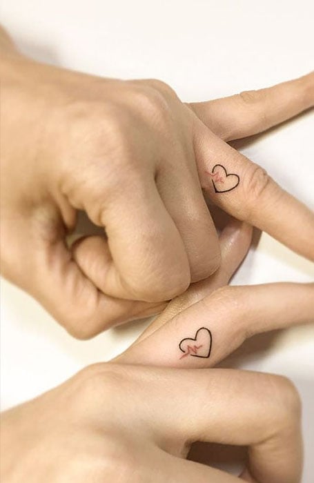 Couple Finger Tattoos