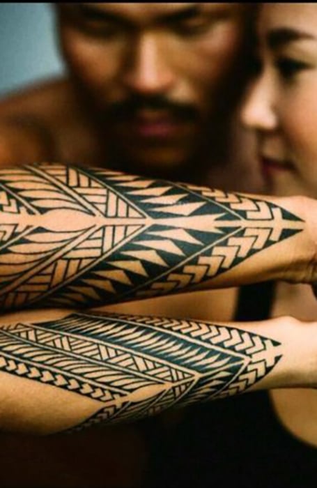 Couple Tribal Tattoos