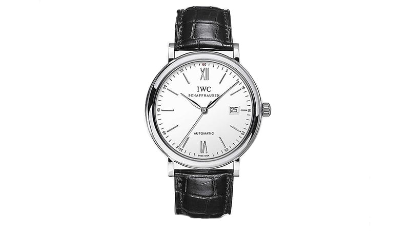 Iwc Schaffhausen Portofino Automatic 40mm Stainless Steel And Alligator Watch