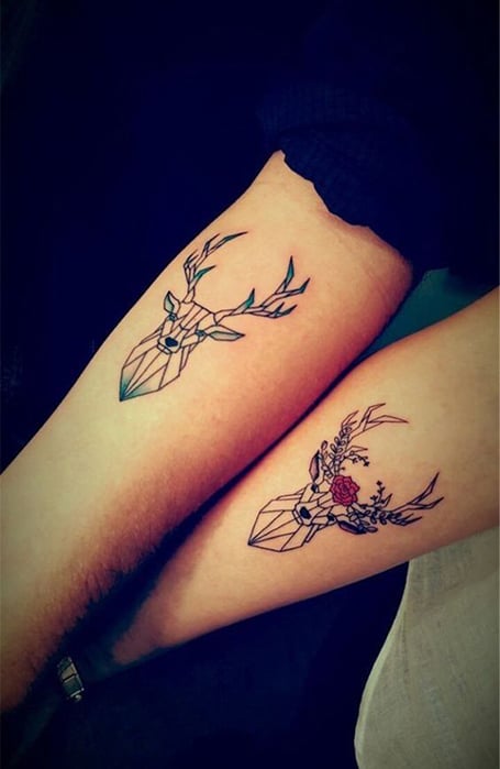 86 Matching Tattoos For Couples Siblings Friends And All The Special  People In Your Life  Bored Panda