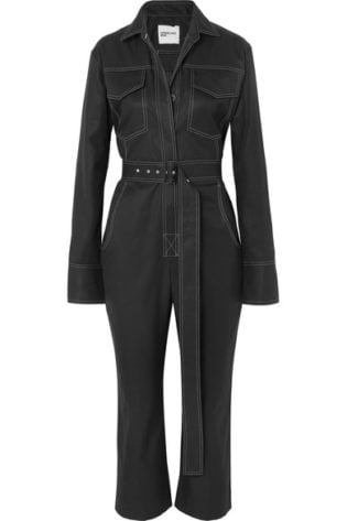 Orseund Iris Workwear Belted Cotton Gabardine Jumpsuit