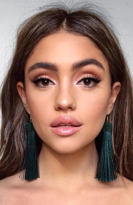 Trucco per abito verde
