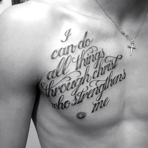 17 Cool Chest Tattoo Ideas for Men