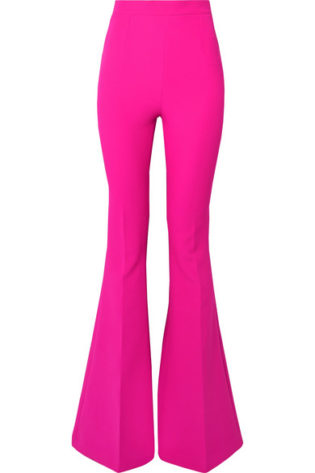 Safiyaa Halluana Stretch Crepe Flared Pants