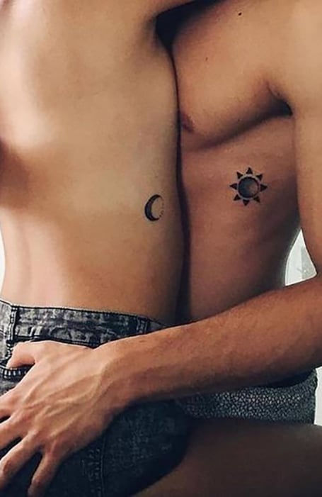 Amazing Couple Body Tattoo