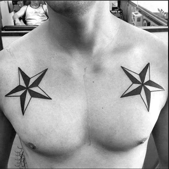 Star Chest Tattoo