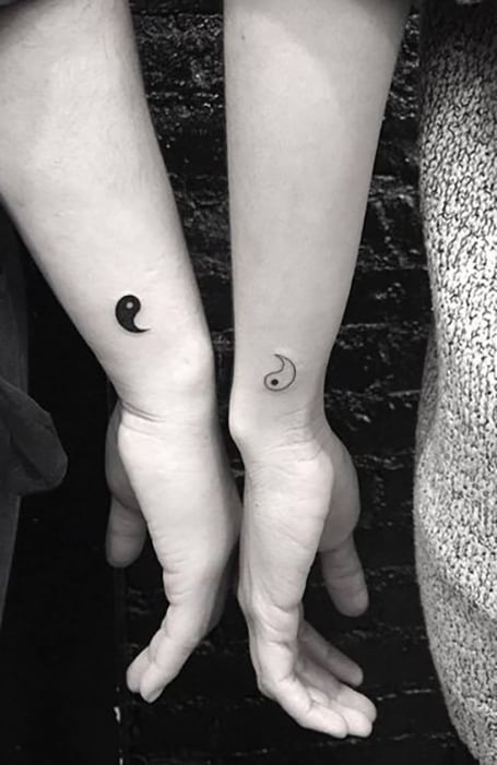 Yin Yang Tattoos For Couples