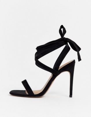 Asos Design Hollis Barely There Heeled Sandals