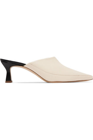 Bente Two Tone Textured Leather Mules